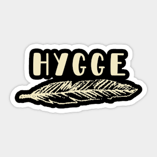 Hygge - Feather Sticker